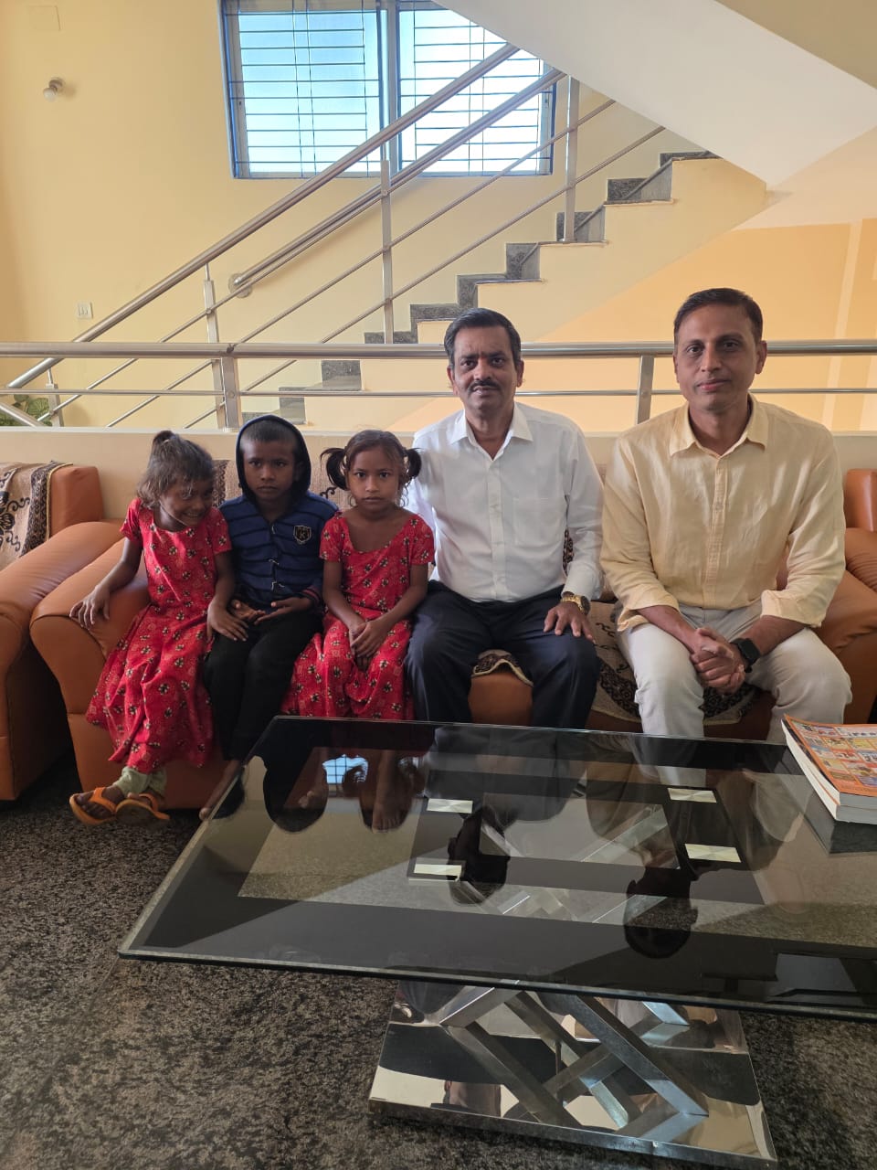 Mr. Basavaraj NK Adopts three children for Education, Shelter &amp; Medicine